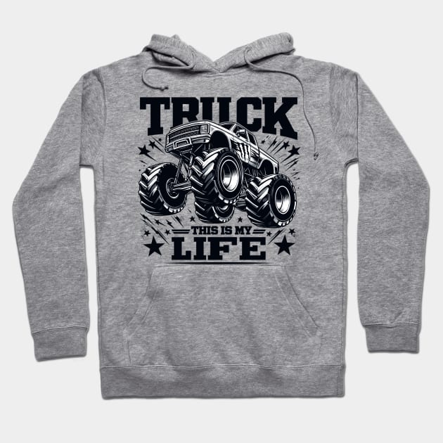 Truck this is my Life Hoodie by Vehicles-Art